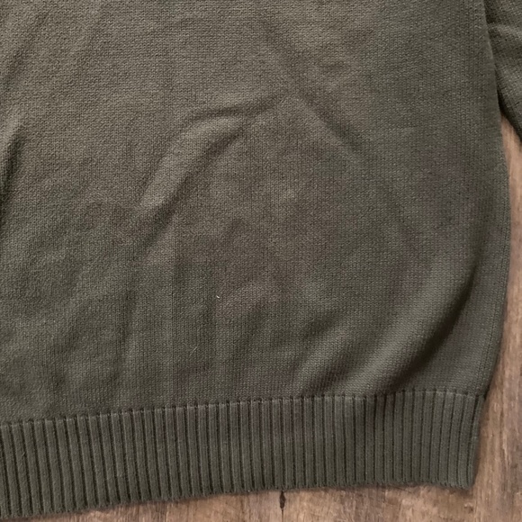 SOLD DO NOT BUY Mens Eddie Bauer Olive Green Sweater Size M - Picture 5 of 6